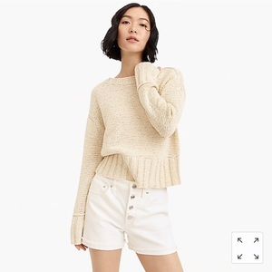 J. Crew Wide-Rib Crewneck Sweater